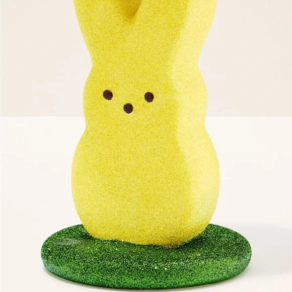 “New” Bath & Body Works Peeps Glittery Marshmallow Bunny 3 wick Candle Holder - Picture 7 of 11